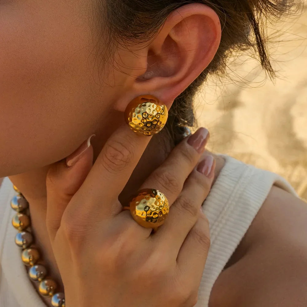 Dome Ring & Earring