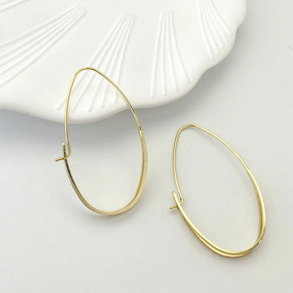 Stainless Steel Large Hoop Earrings