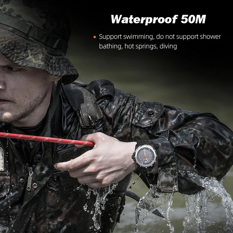 Men Digital  Watch Waterproof 50M