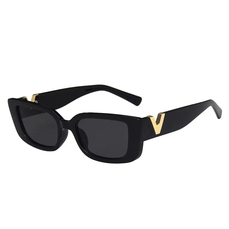 Retro Rectangular Sunglasses for Women