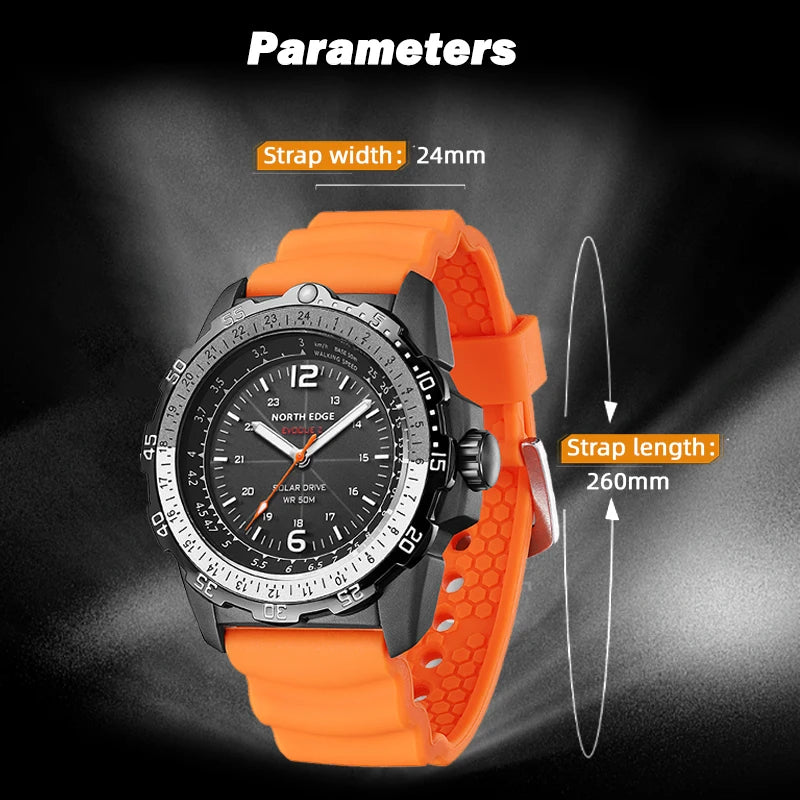 Men Digital  Watch Waterproof 50M