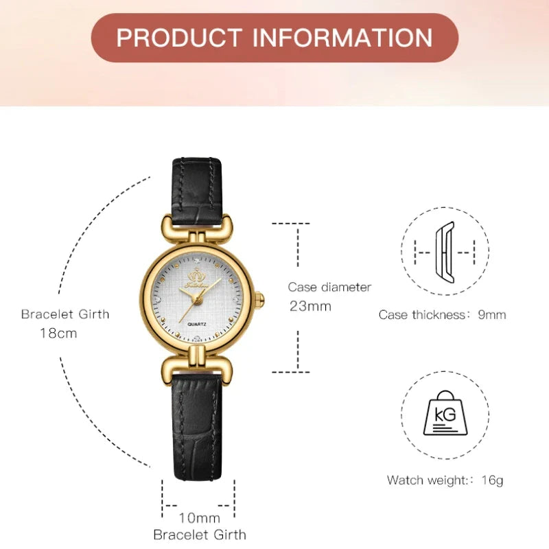 Women's Leather Strap Watch