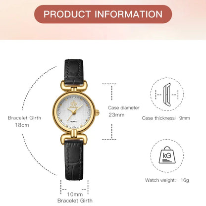 Women's Leather Strap Watch