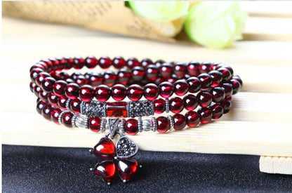 Garnet Crystal Bracelet